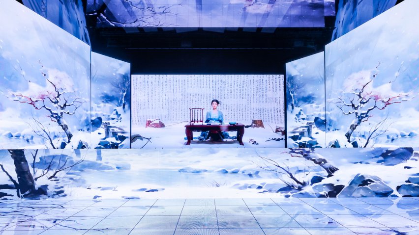 網(wǎng)易云音樂(lè)與小冰公司推出虛擬歌手陳水若演唱《風(fēng)雪千千》。主辦方供圖