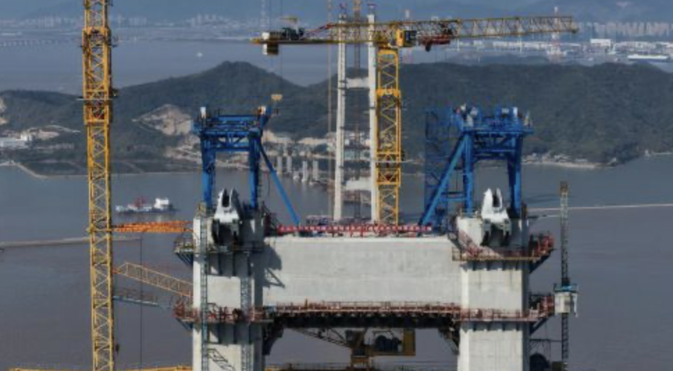 浙江:雙嶼門特大橋先導(dǎo)索成功過海